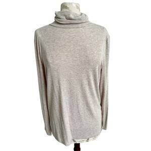 Loft Turtleneck Long Sleeve Knit Sweater Large